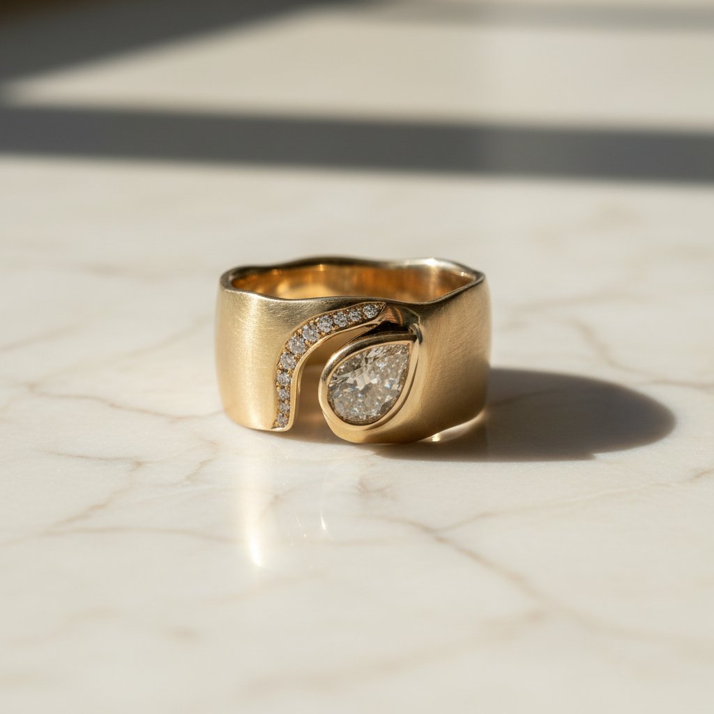 Anello Thea in zirconia