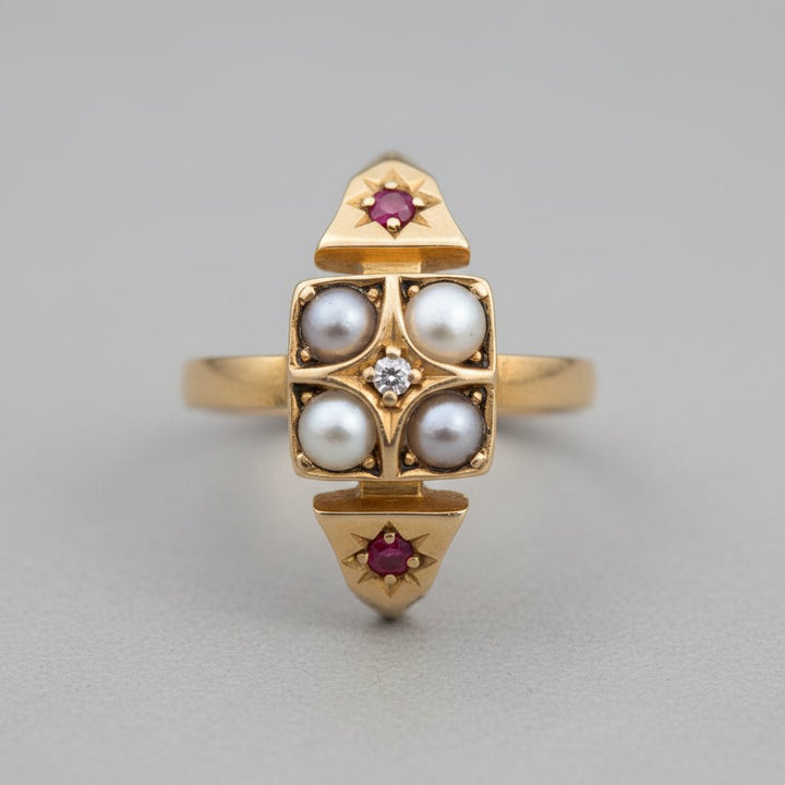 Zaria Pearl Ring