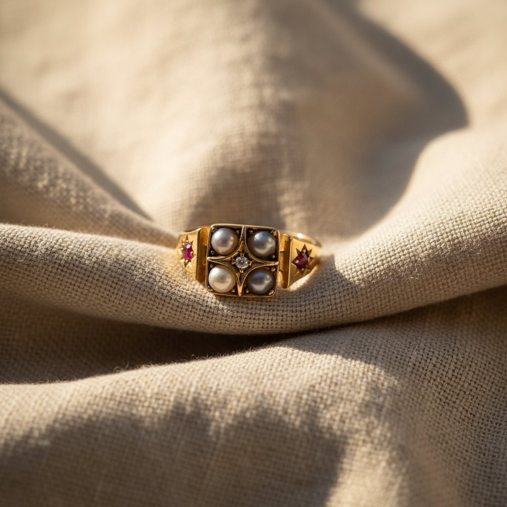 Zaria Pearl Ring
