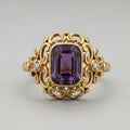 Anillo Zaria de zirconia