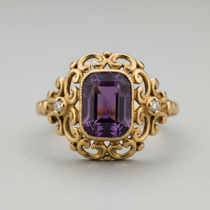 Anello Zaria in zirconia
