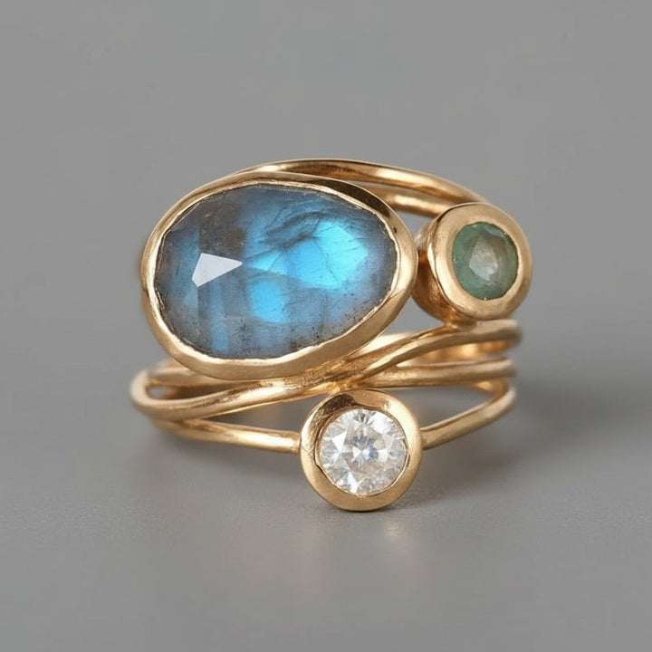 Fiora Moonstone Ring