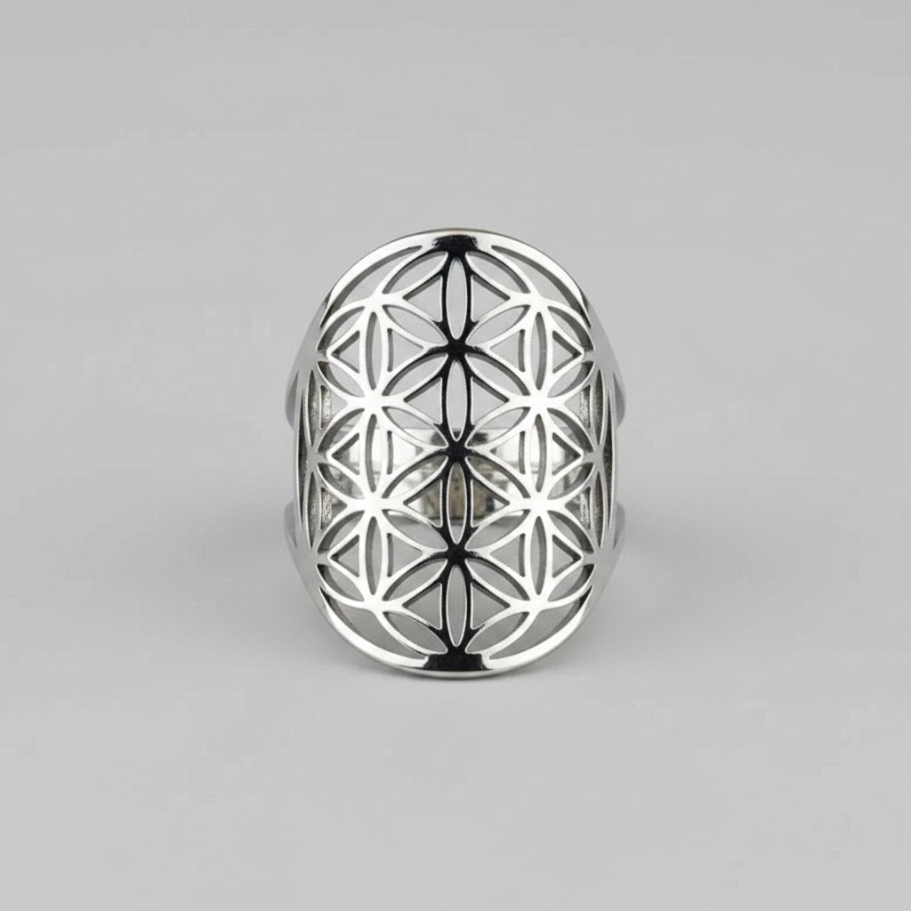 Bague Fiora argentée