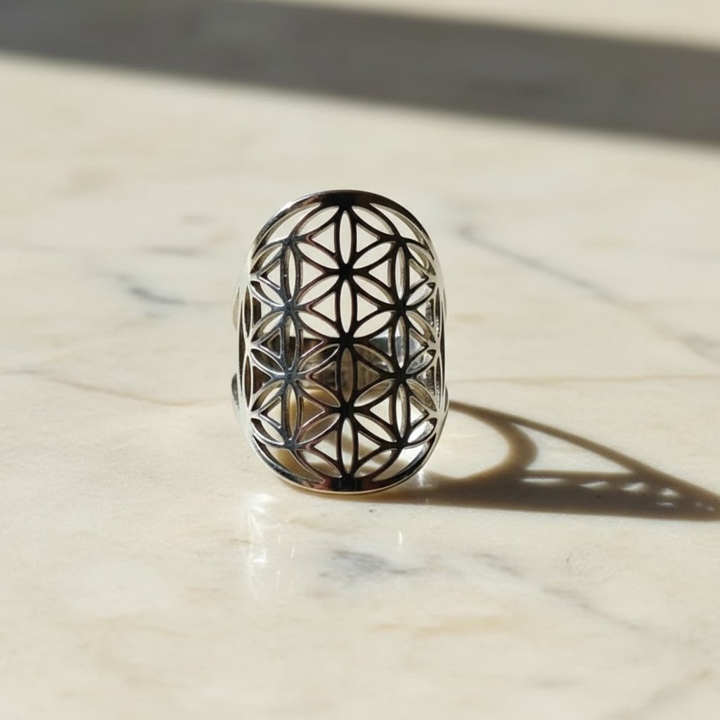Bague Fiora argentée