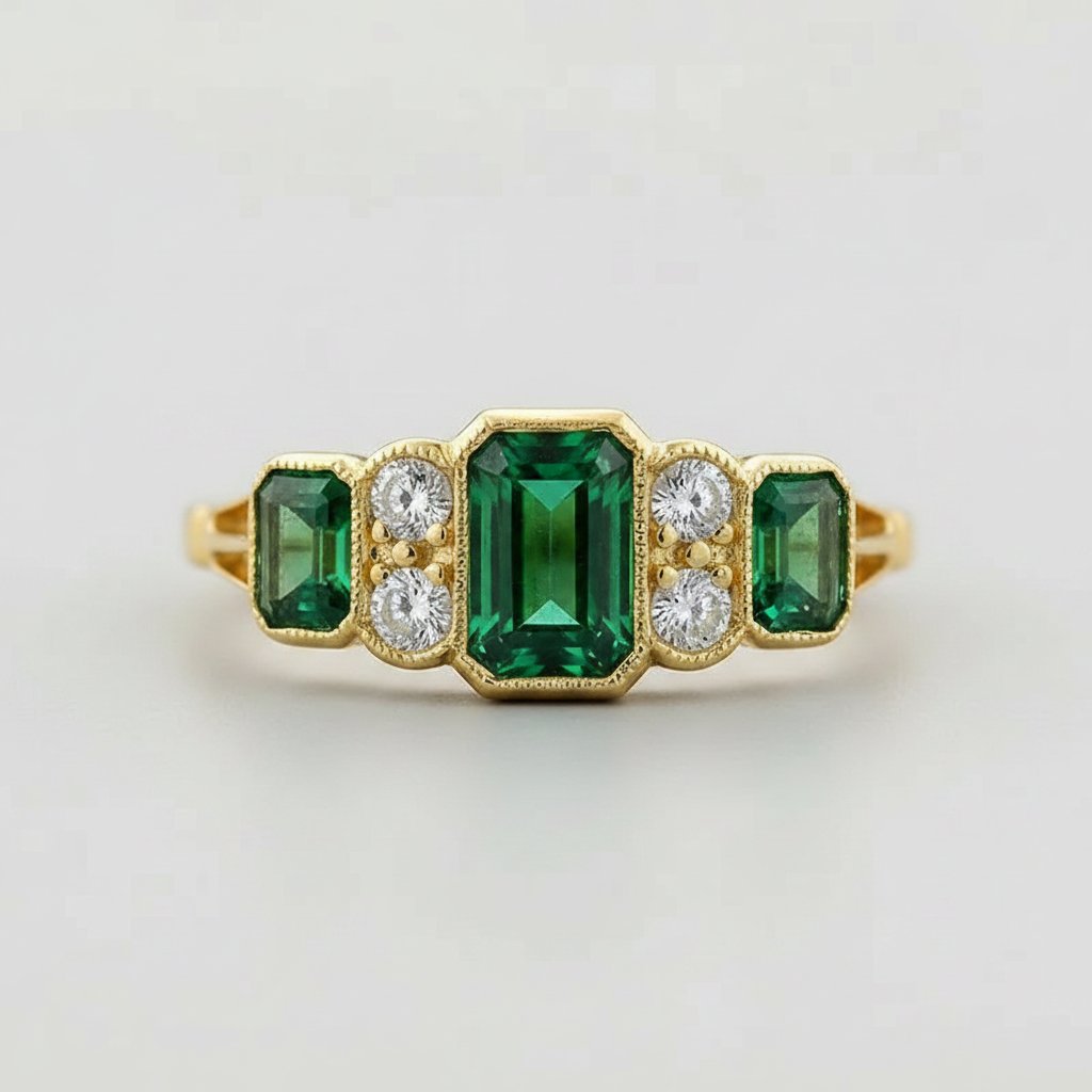 Anello Kaia in zirconi sintetici