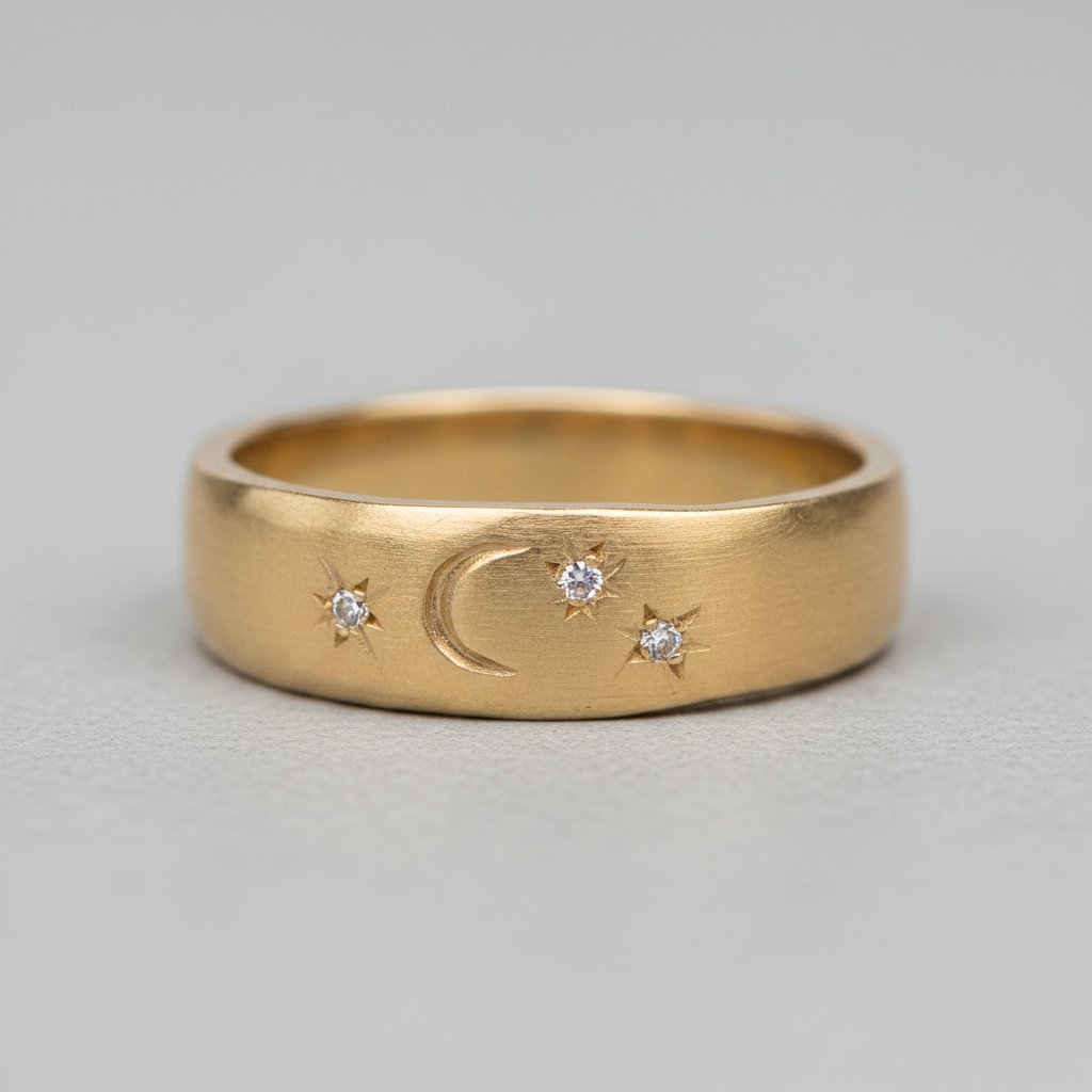 Perle Gold Ring