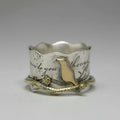 Bague dorée Wisteria