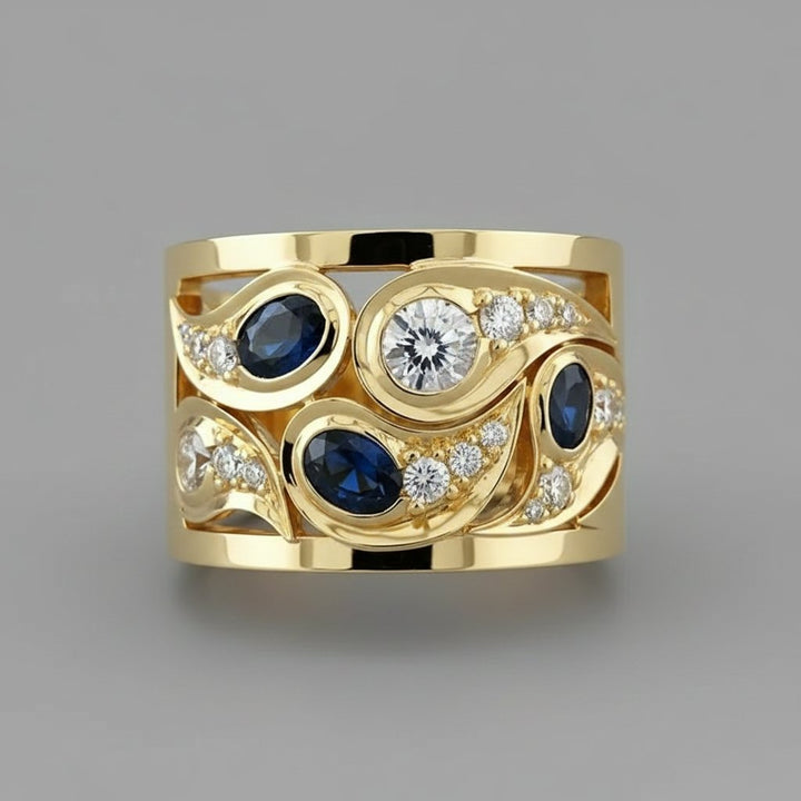 Wisteria Zirconia Ring