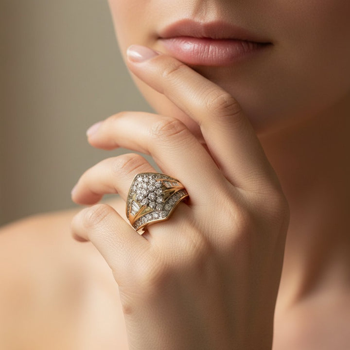 Bague Seraphine dorée