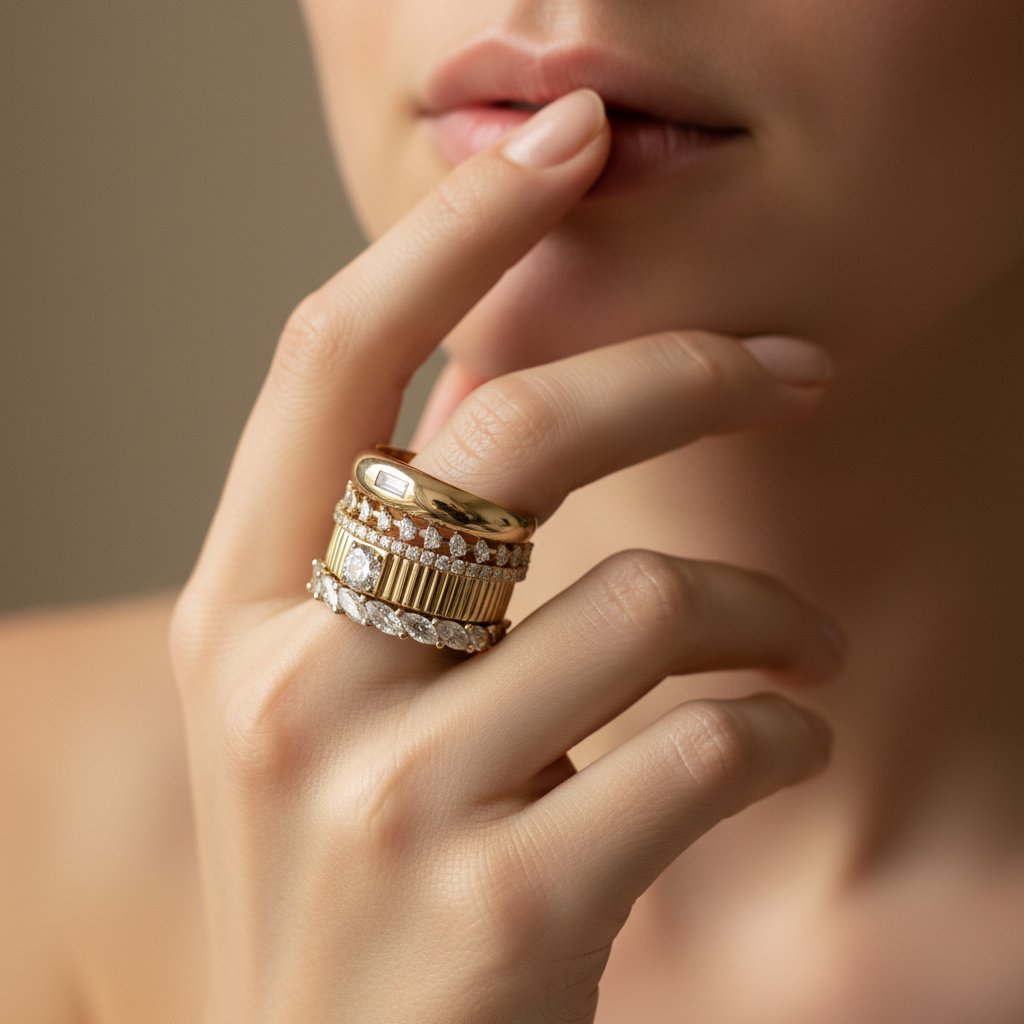 Conjunto de joias Liviana com zircónia