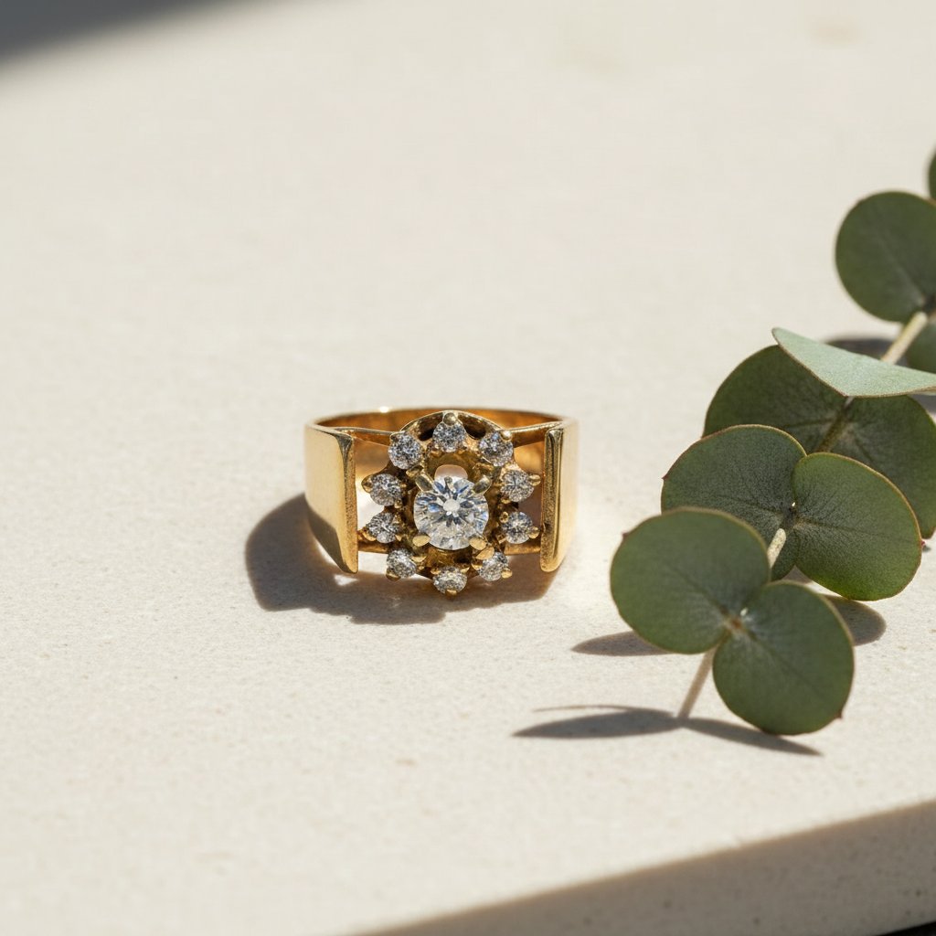 Anillo de cristal Liviana