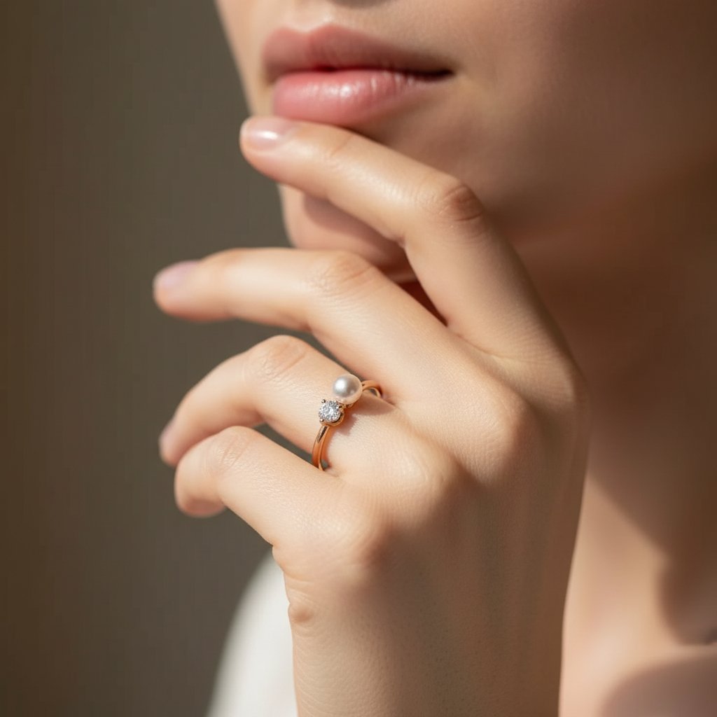 Cassia Pearl Ring