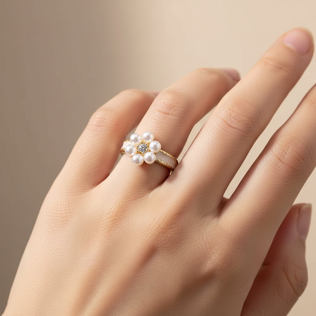 Anillo Sabine de perla