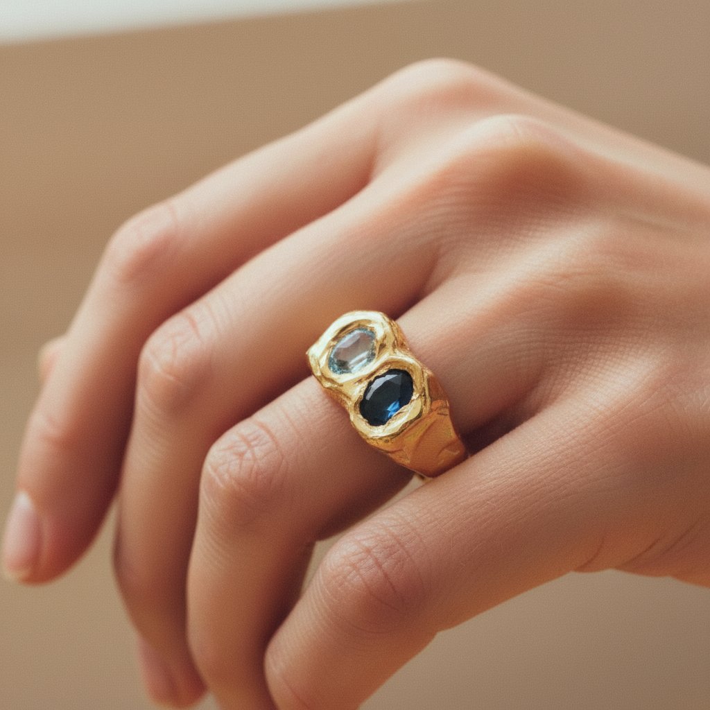 Bague Sabine dorée