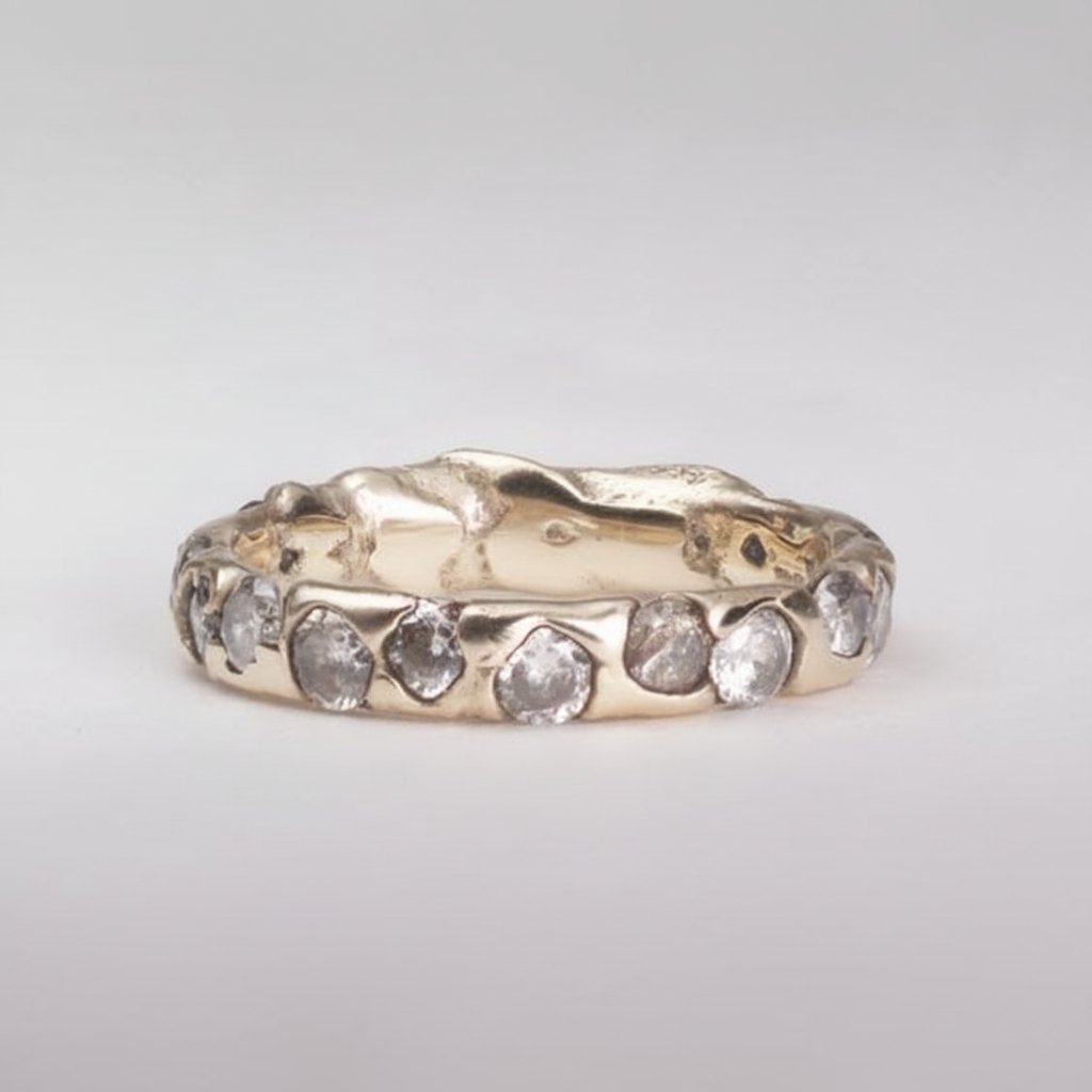 Anillo Sabine de circonita cúbica