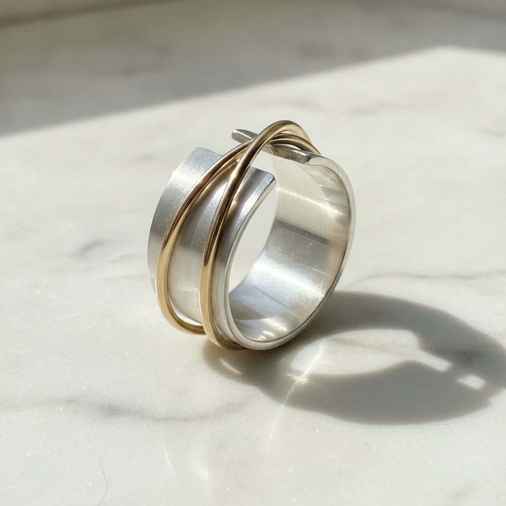 Bague Sabine dorée