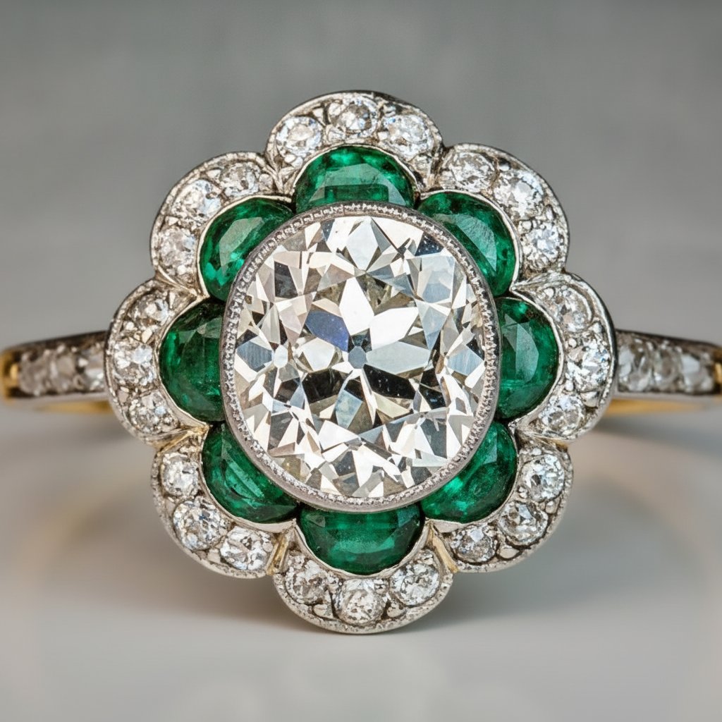 Prstan Isolde Emerald