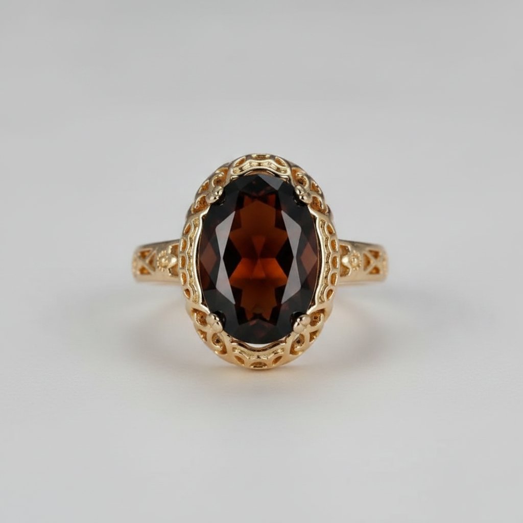 Anello dorato Sylvie