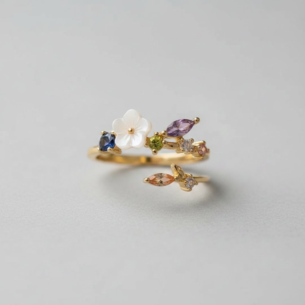 Fleur Zirconia Ring