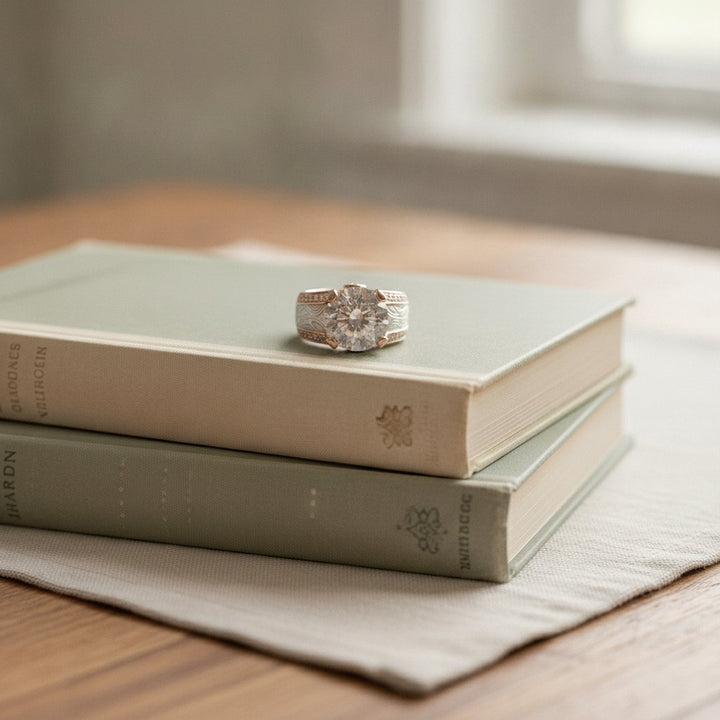 Bague Mirabelle en zirconium oxyde
