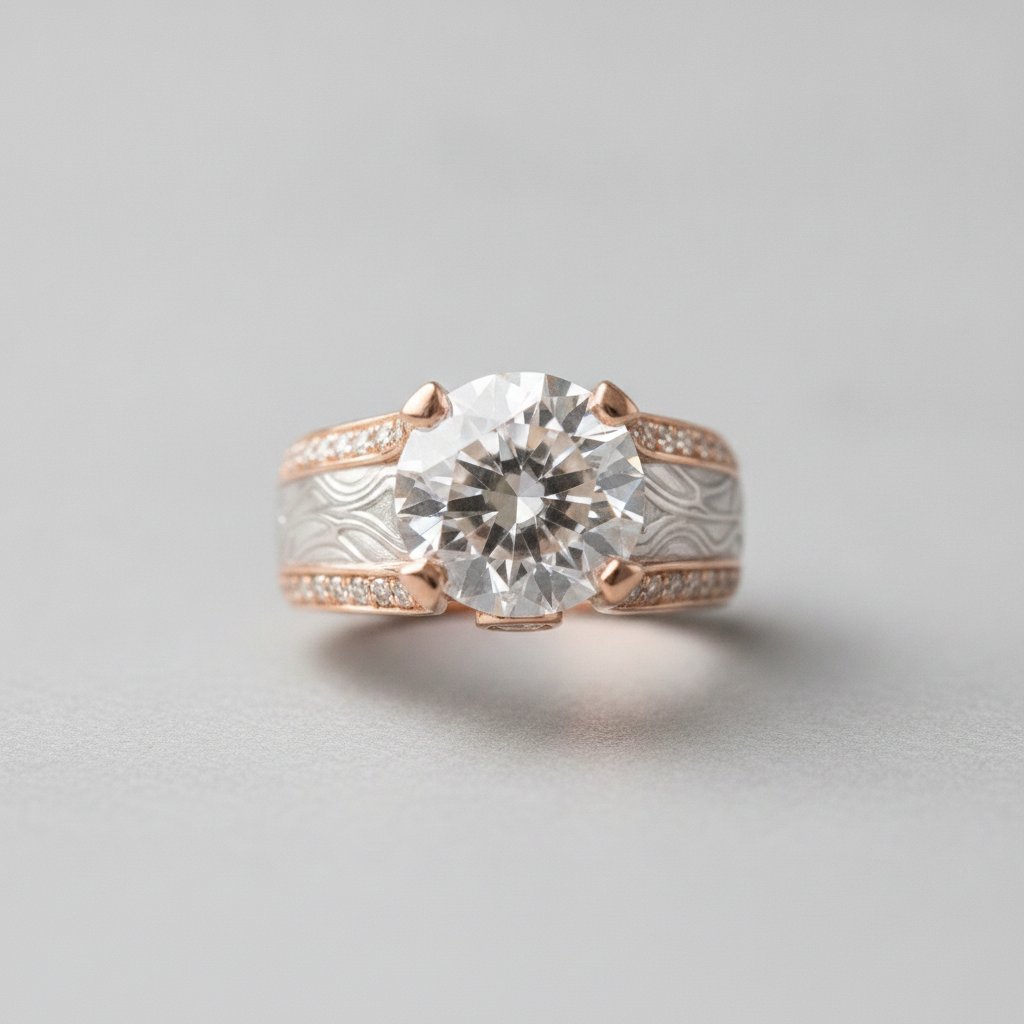 Bague Mirabelle en zirconium oxyde