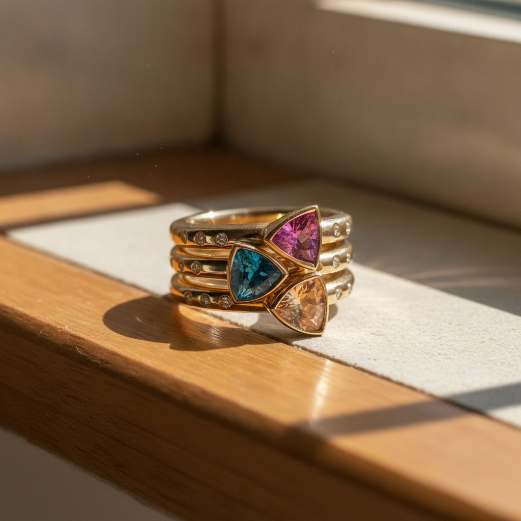 Emmeline-kristallen ring