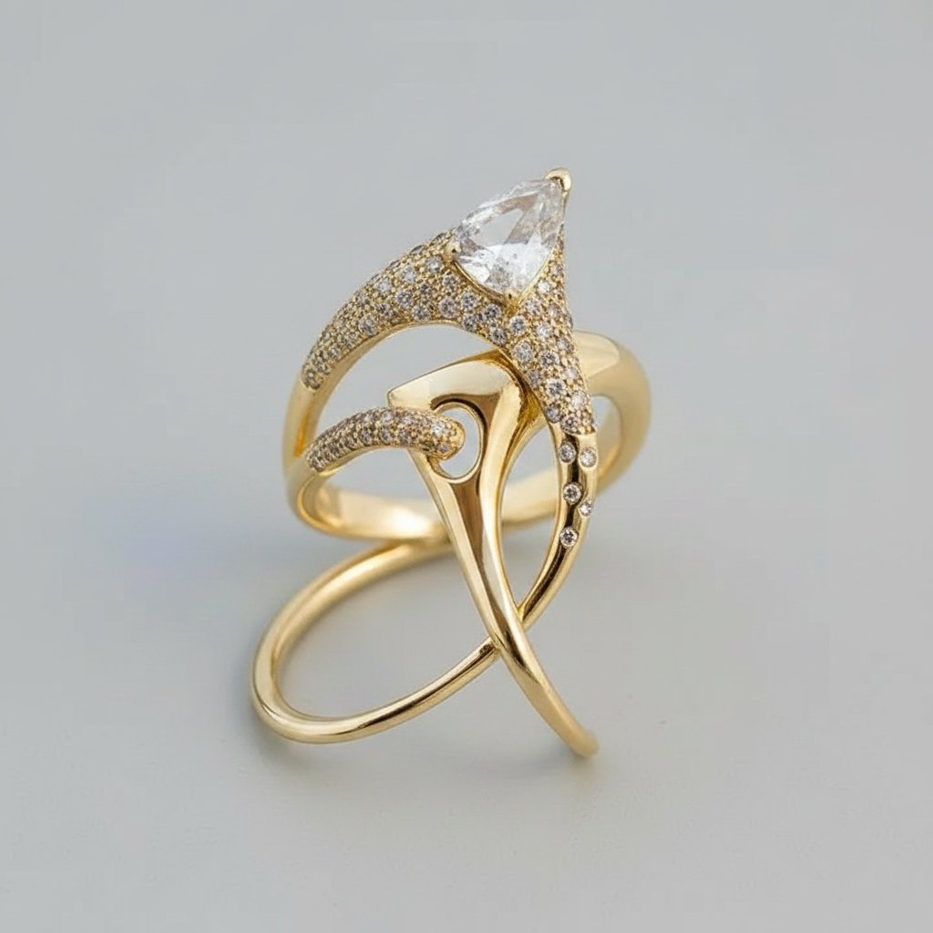 Celestine Gold Ring