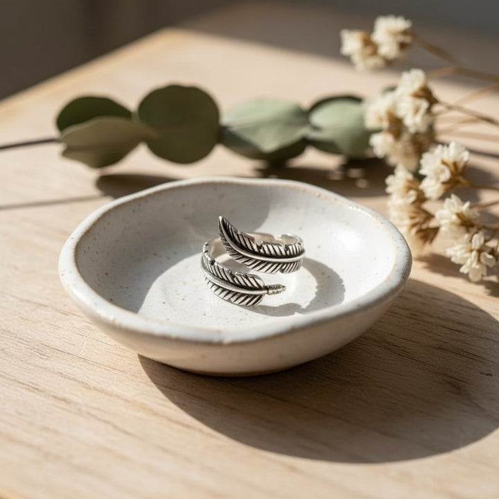 Bague Iliana argentée