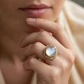 Lourdes Moonstone Ring