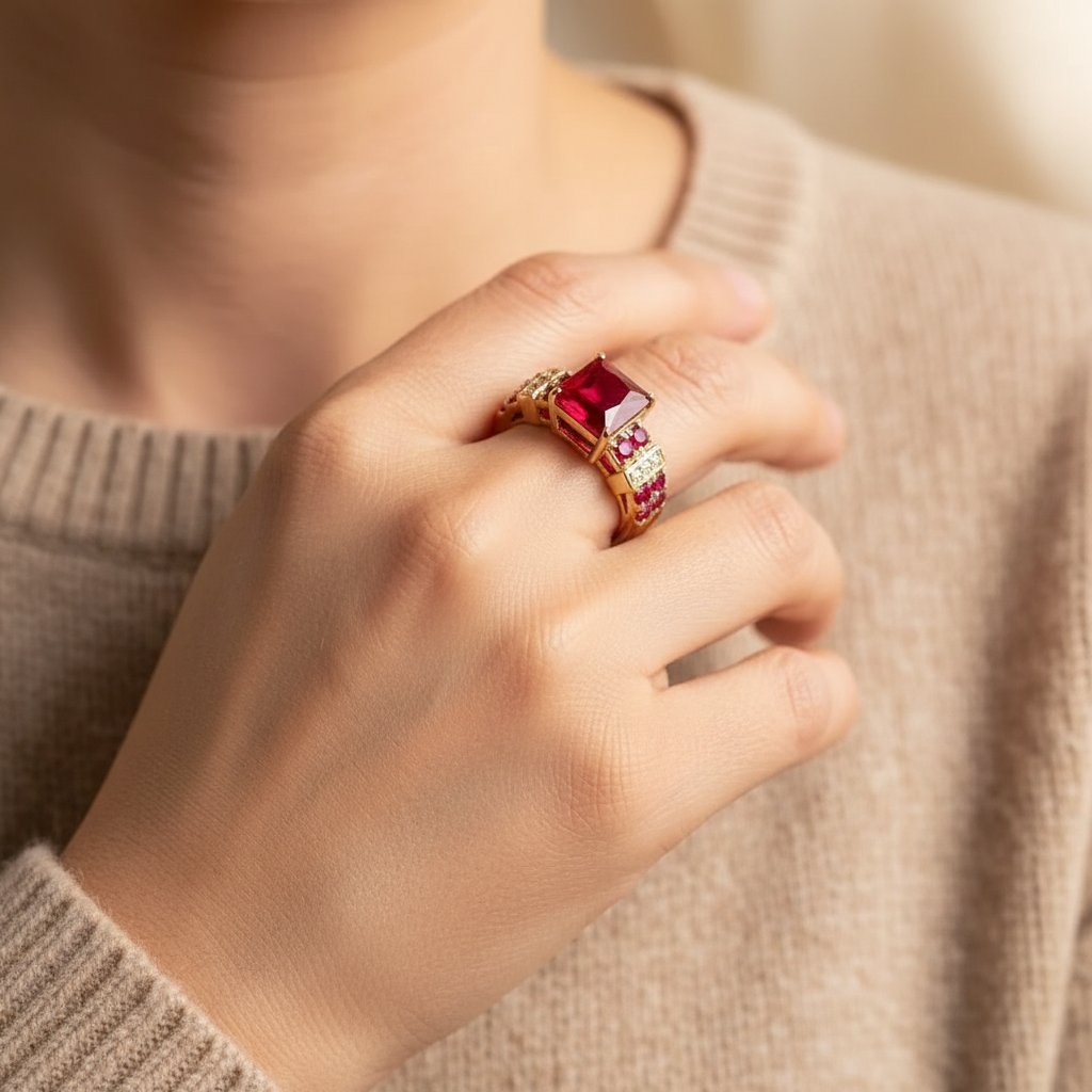 Mireille Crystal Ring