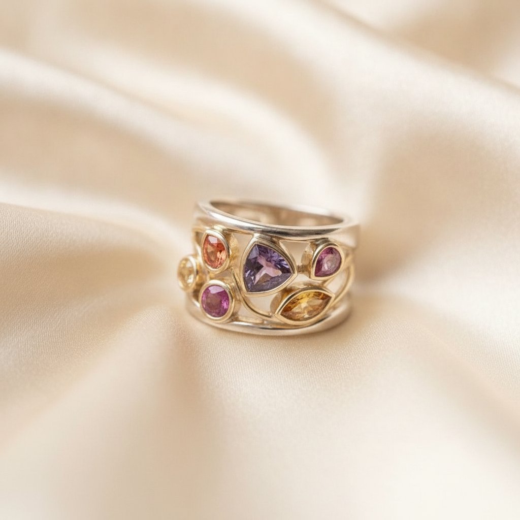 Prstan Clemence z cirkonijem