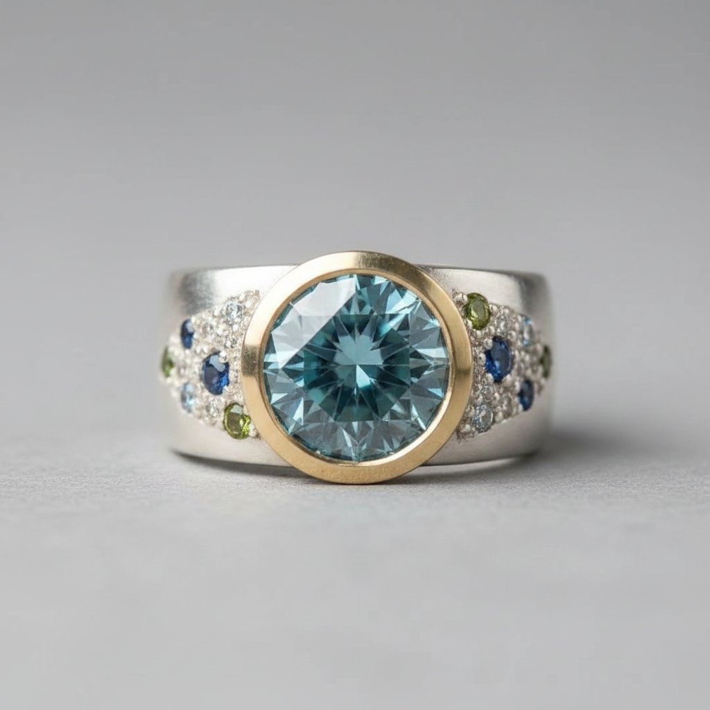 Bague Perle en zircone
