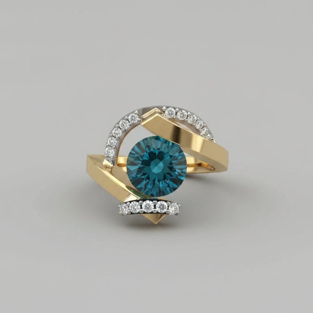 Wisteria Gold Ring