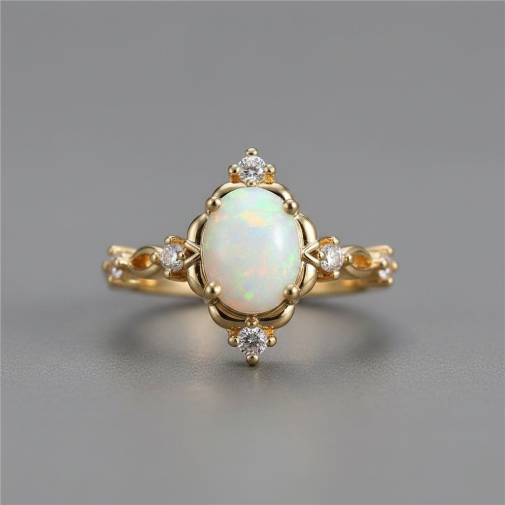 Anello Cassia in opale