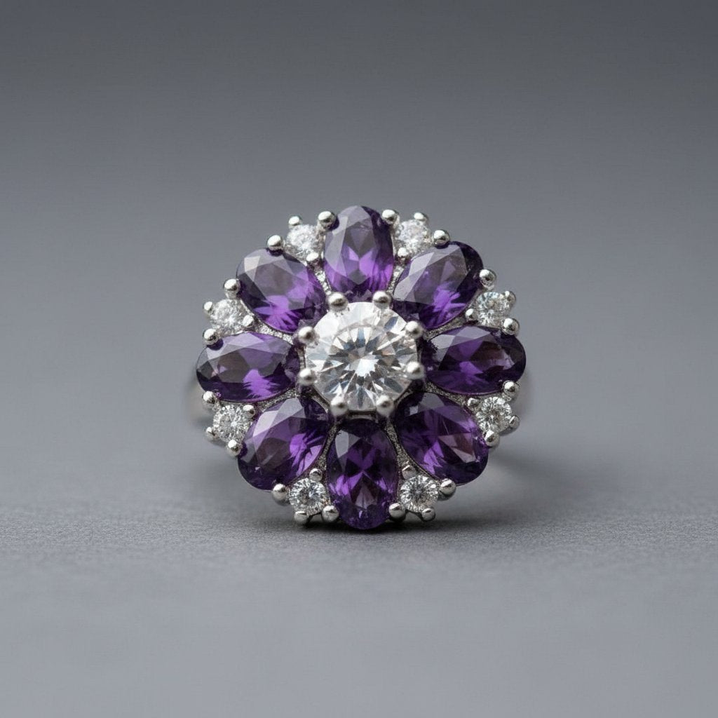 Genevieve Crystal Ring