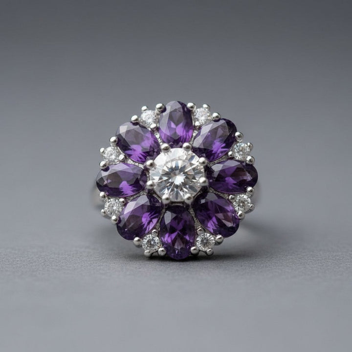 Genevieve Crystal Ring