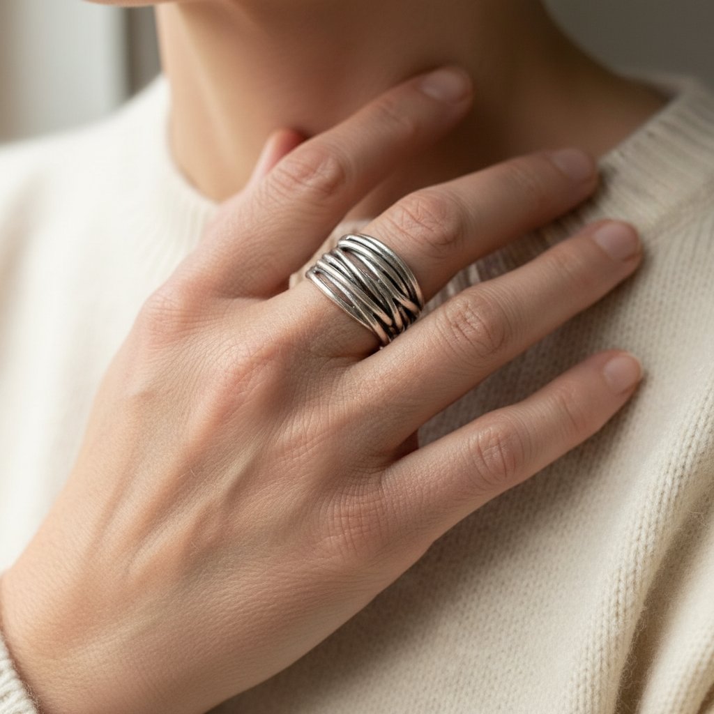 Anouk Silver Ring