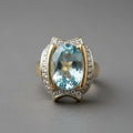 Elodie Aquamarine Ring