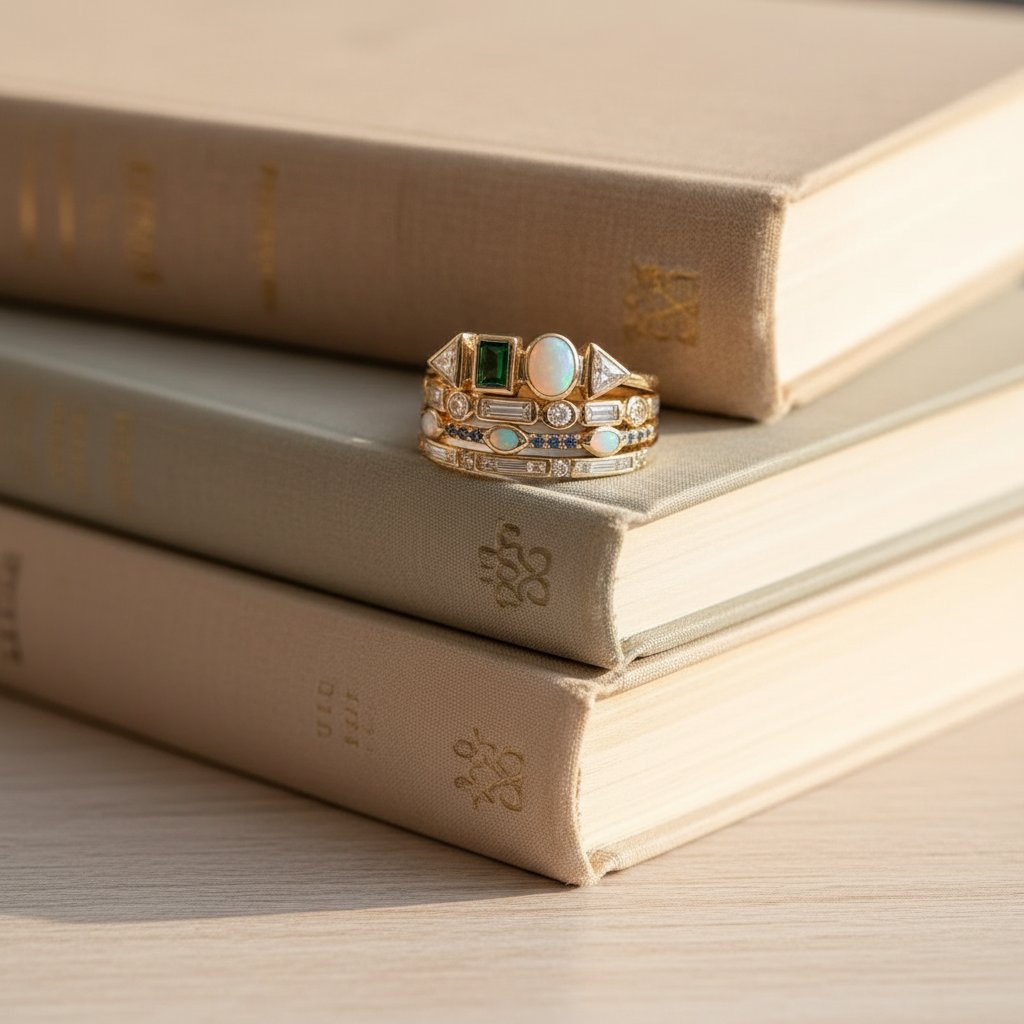 Ensemble de bijoux Adeline en opale