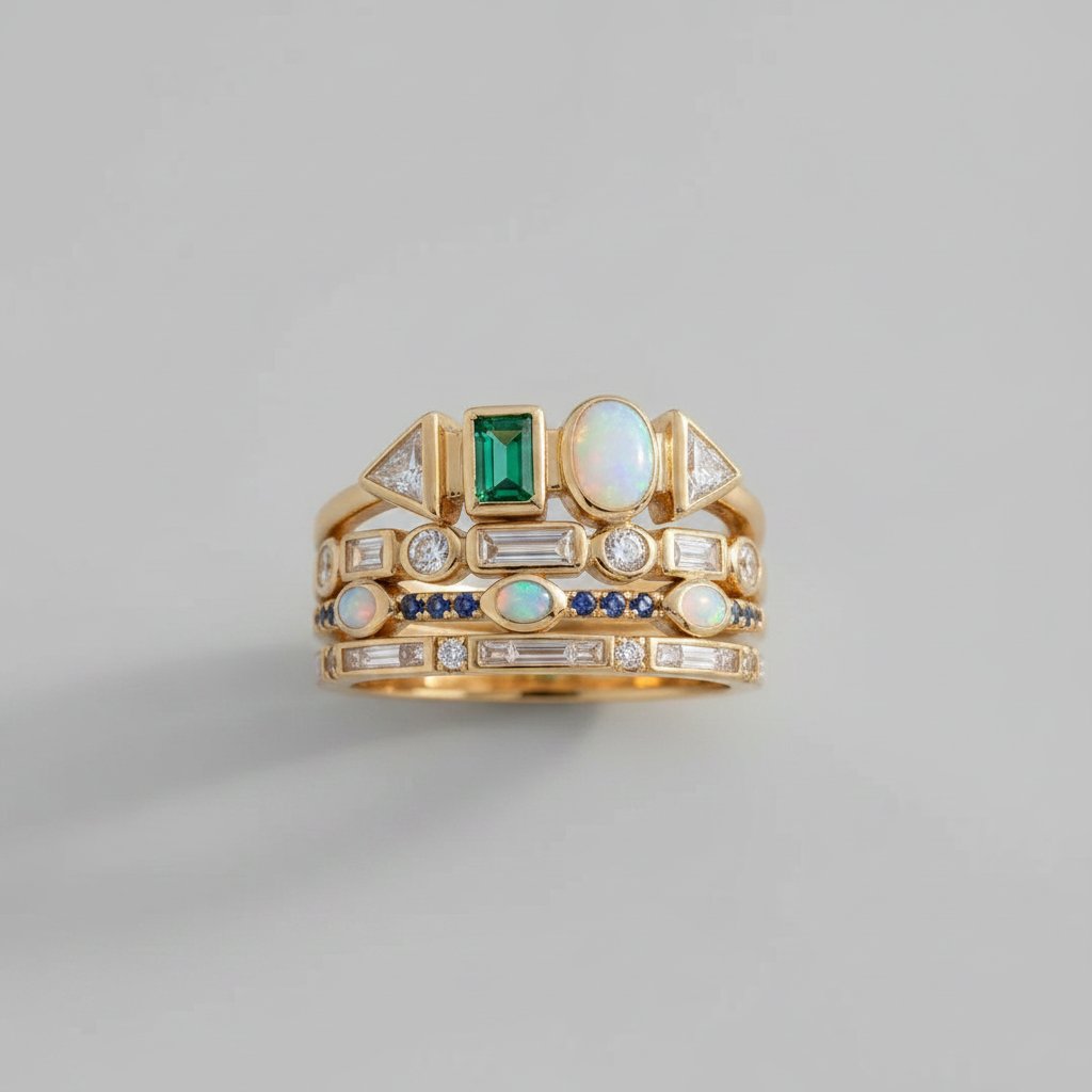 Ensemble de bijoux Adeline en opale