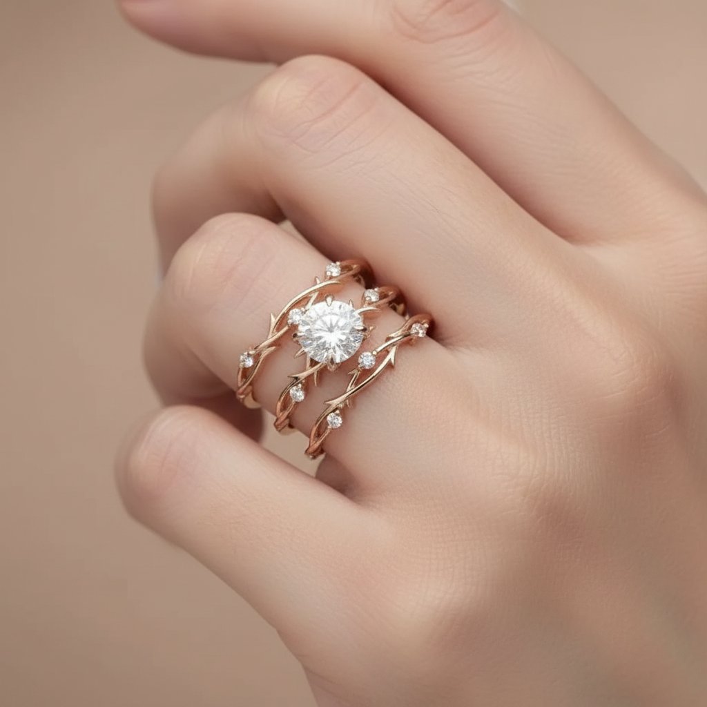 Anel de diamantes Suri