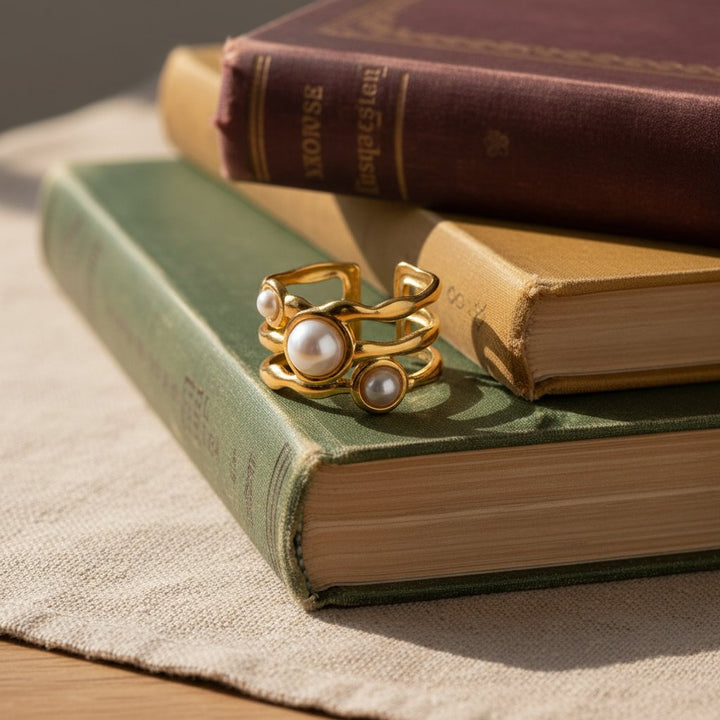 Brazalete de perlas Leocadia