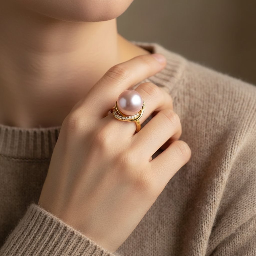 Beatrice Pearl Ring