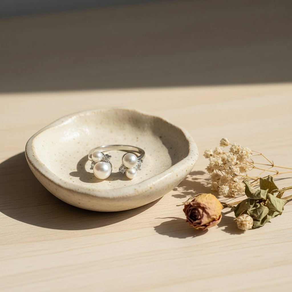Anello Margherita con perla