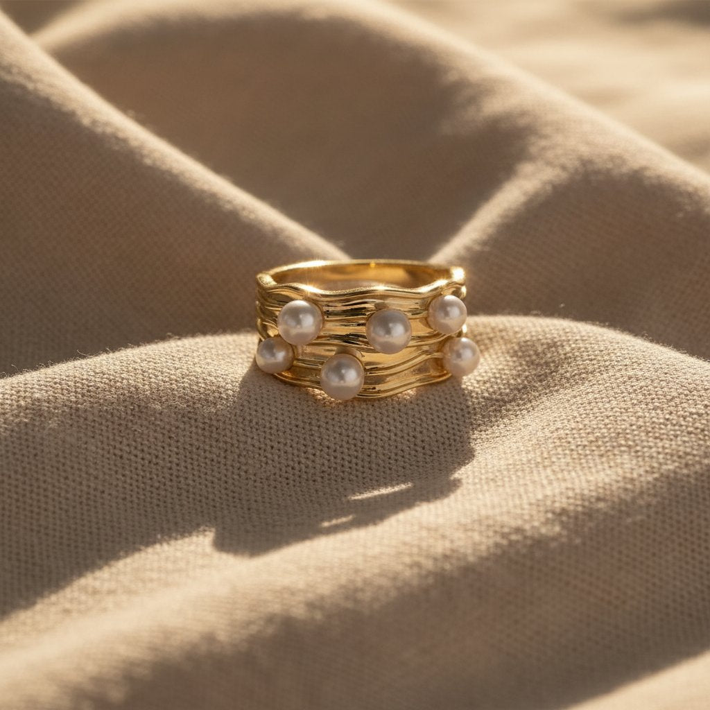 Thessaly Pearl Ring