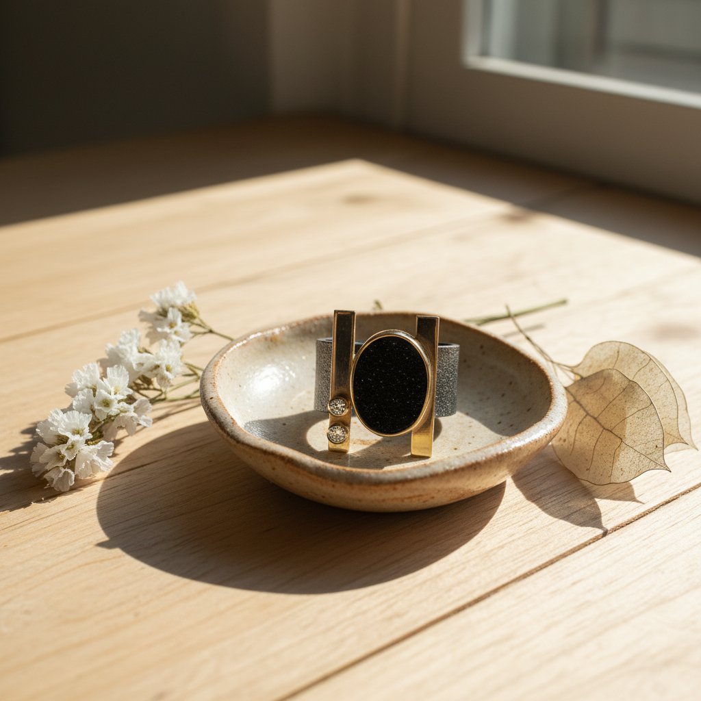 Lune vintage-ring