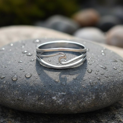 Ambre minimalistischer Ring