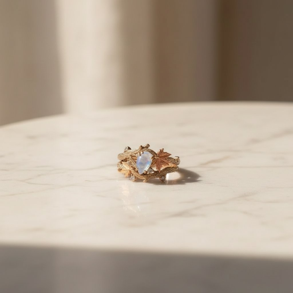 Prstan Odette Moonstone
