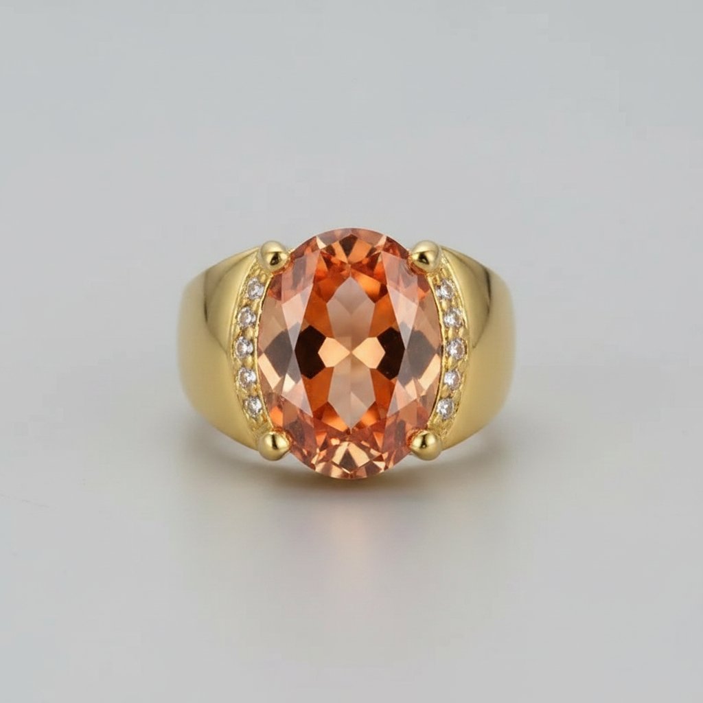 Anello Calla in citrino