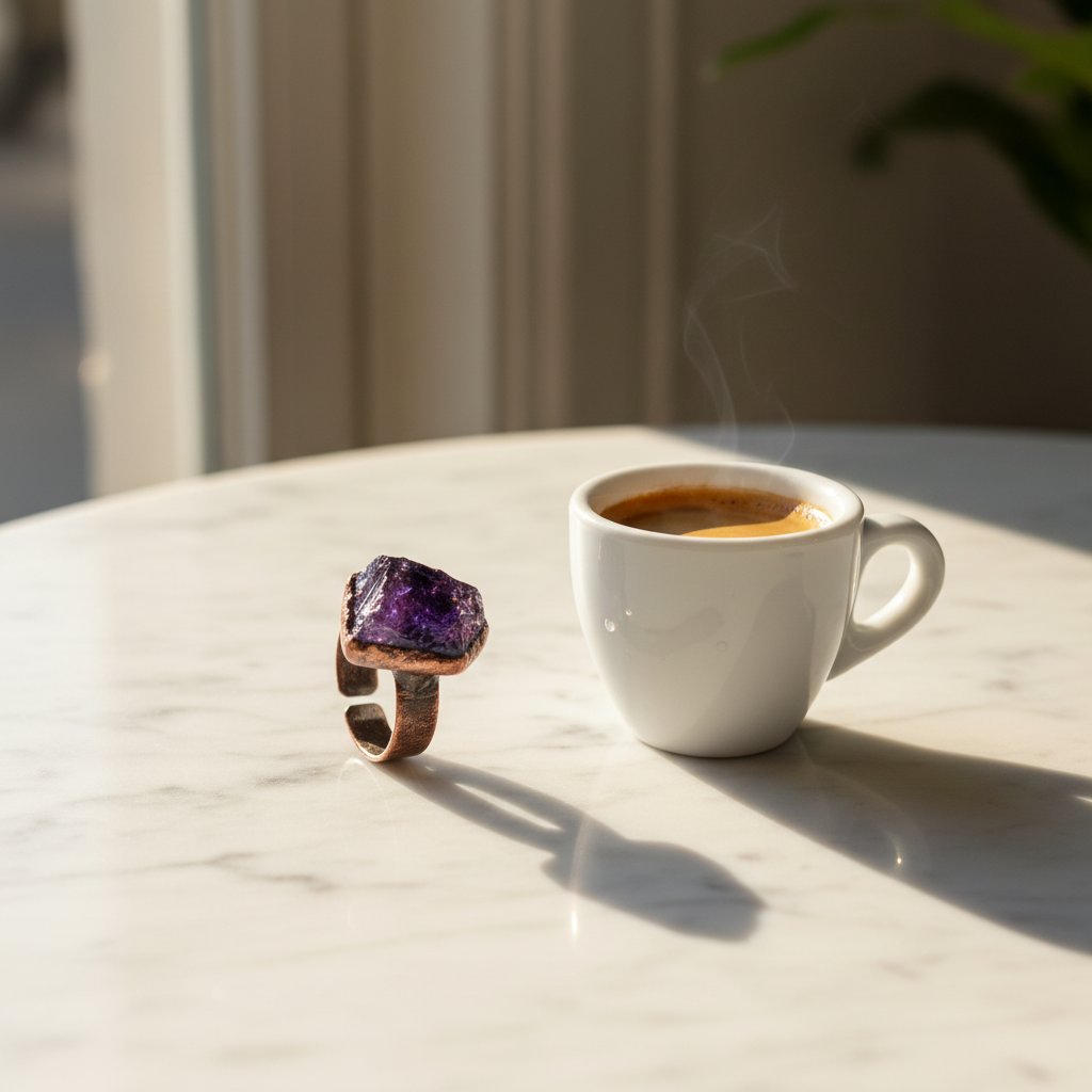 Vionnet Amethyst Ring